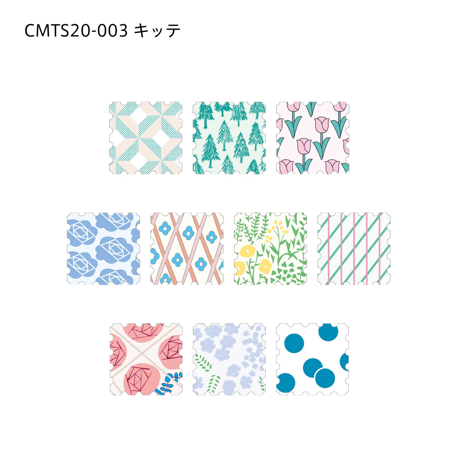 SODA キッテ (20mm) CMTS20-003 (ステッカー) 透明 マスキングテープ