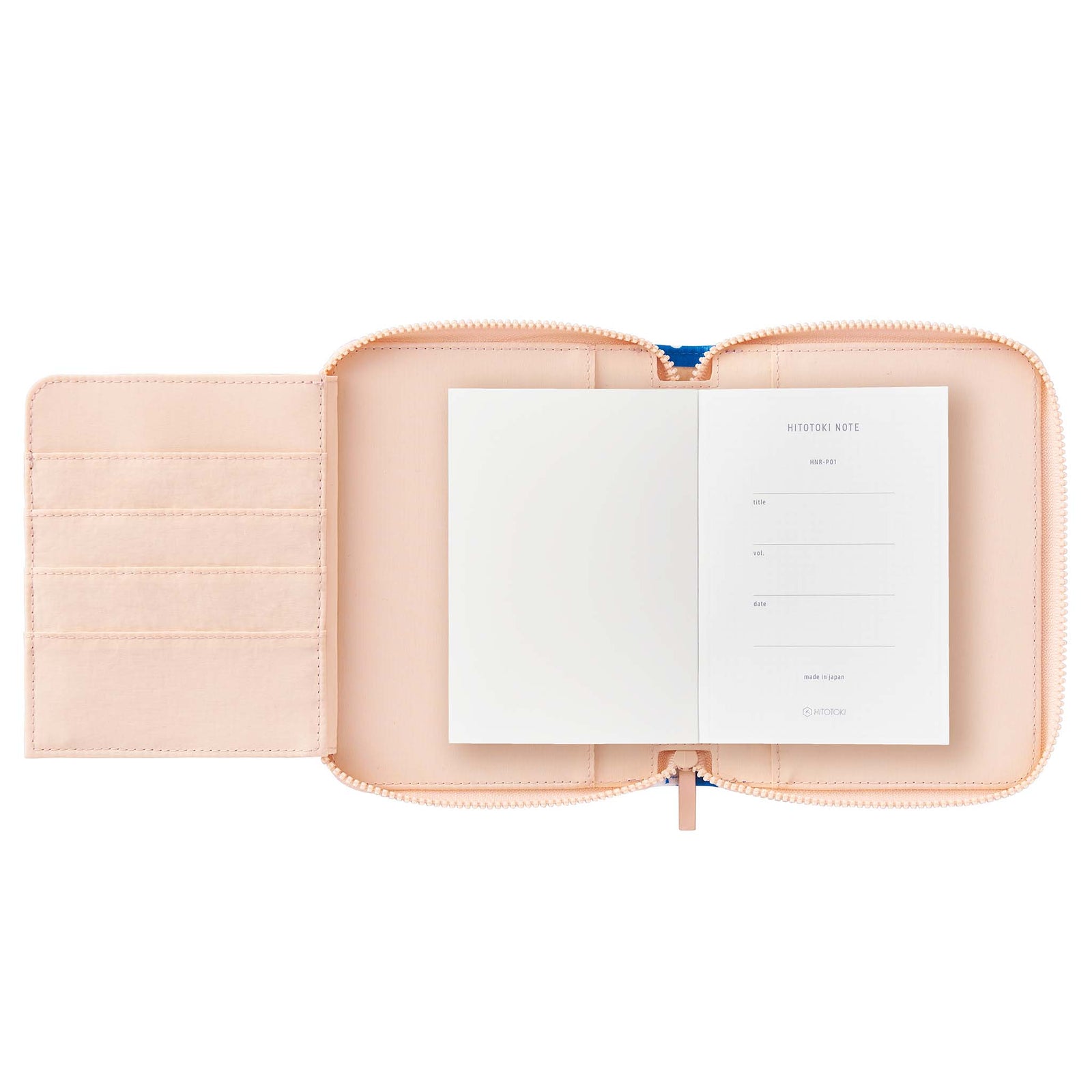 HITOTOKI NOTE パスポートサイズ ラウンドジップタイプ HN-PF04