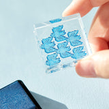 透明スタンプ「氷印」小サイズ CLS22-009 シャケ
