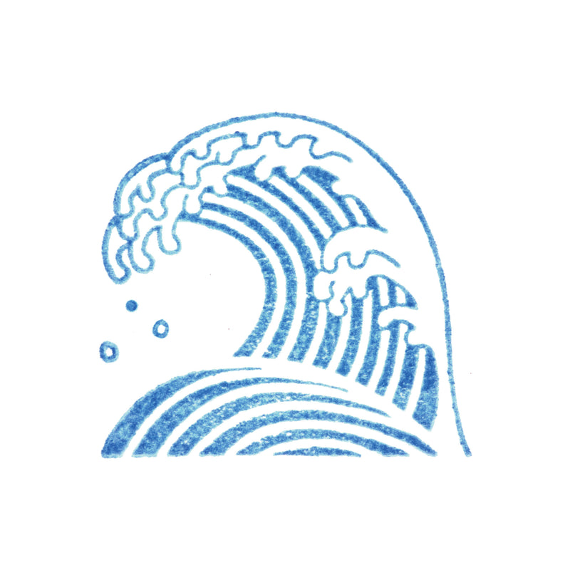 透明スタンプ「氷印」大サイズ ナミ