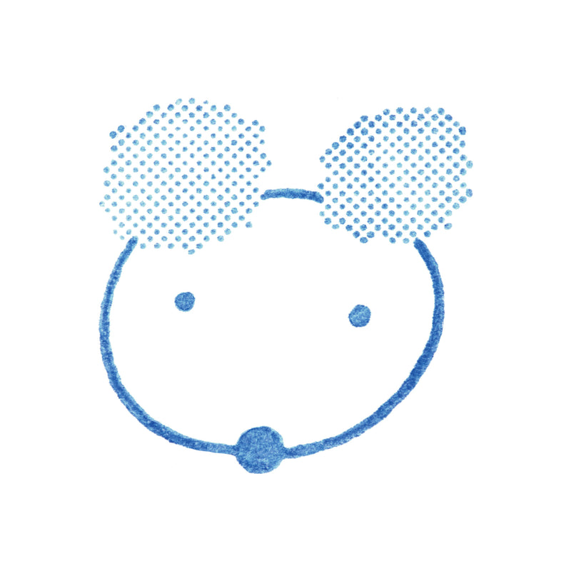 透明スタンプ「氷印」大サイズ クマ