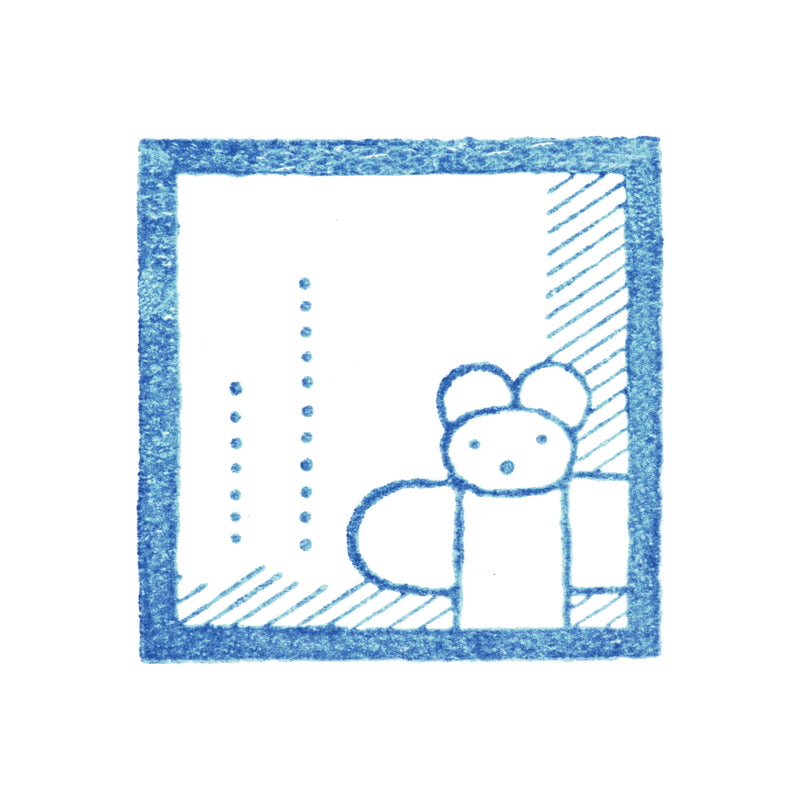 透明スタンプ「氷印」大サイズ マドベ