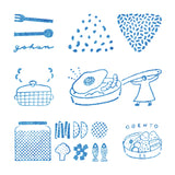 透明スタンプ「氷印」ゴハンセット