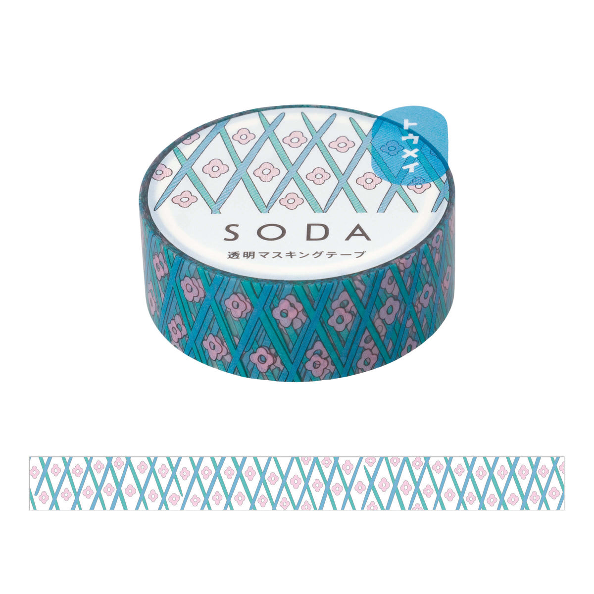 SODA パーティー (15mm) CMTH15-001(金箔押しタイプ) 透明 マスキング