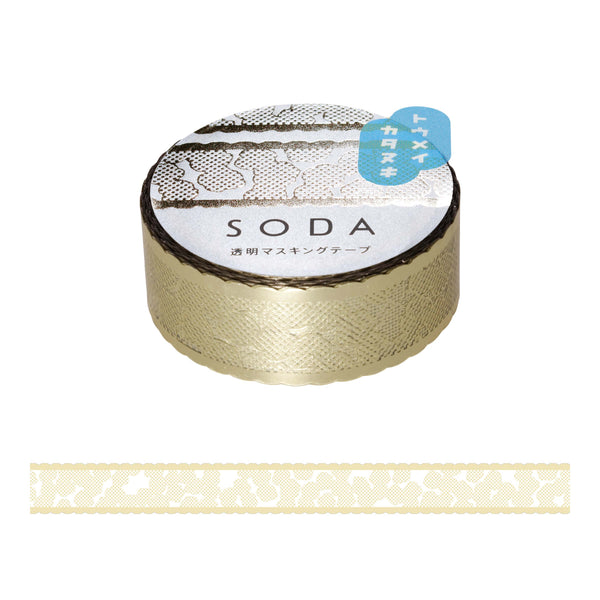 SODA レースリボン (15mm) CMTDH15-002 (ホワイトゴールド箔×型抜き)｜HITOTOKI公式オンラインストア