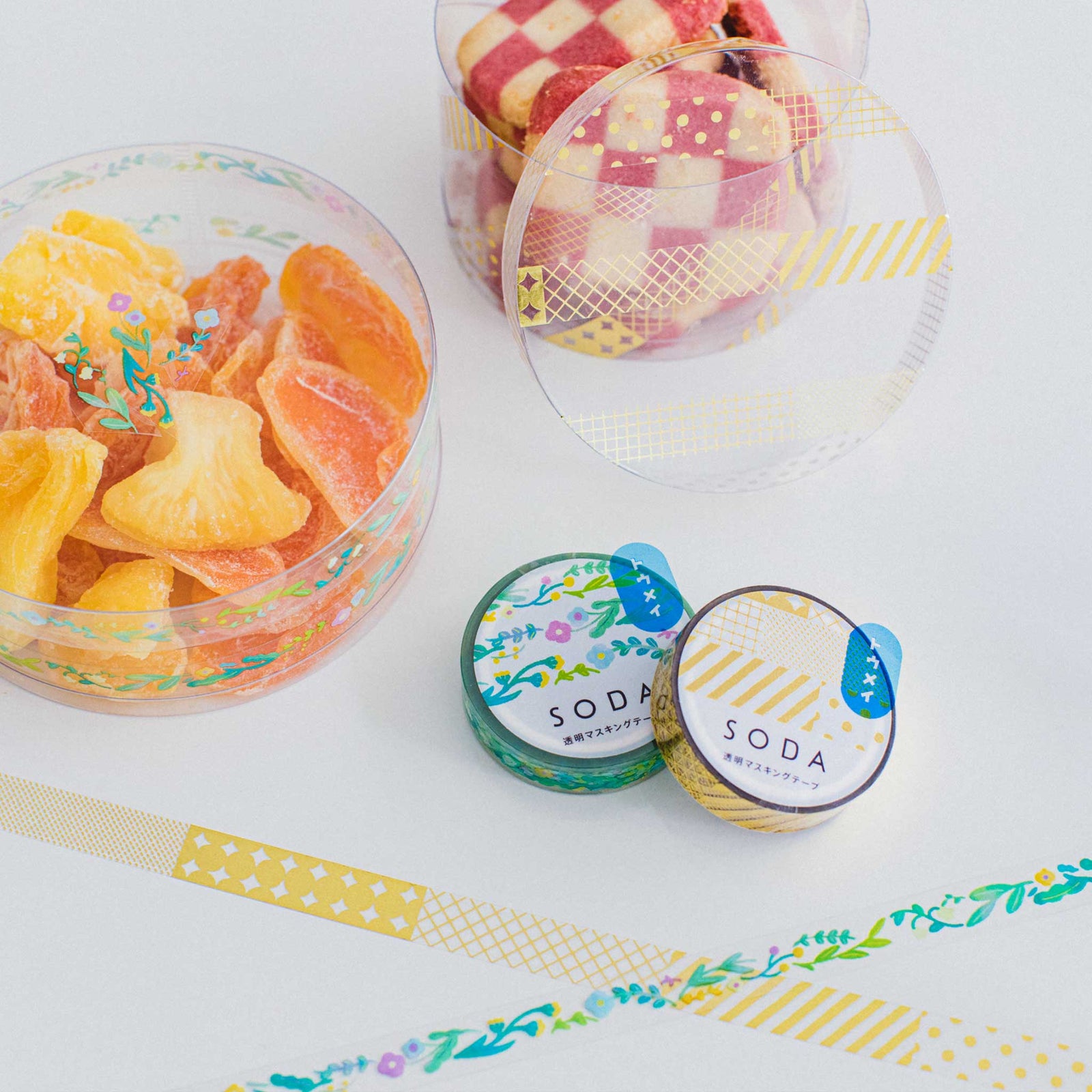 SODA ミックス (10mm) CMTH10-001(金箔押しタイプ) 透明 マスキング