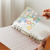 オトナのシールコレクション バインダータイプ 透明シール台紙