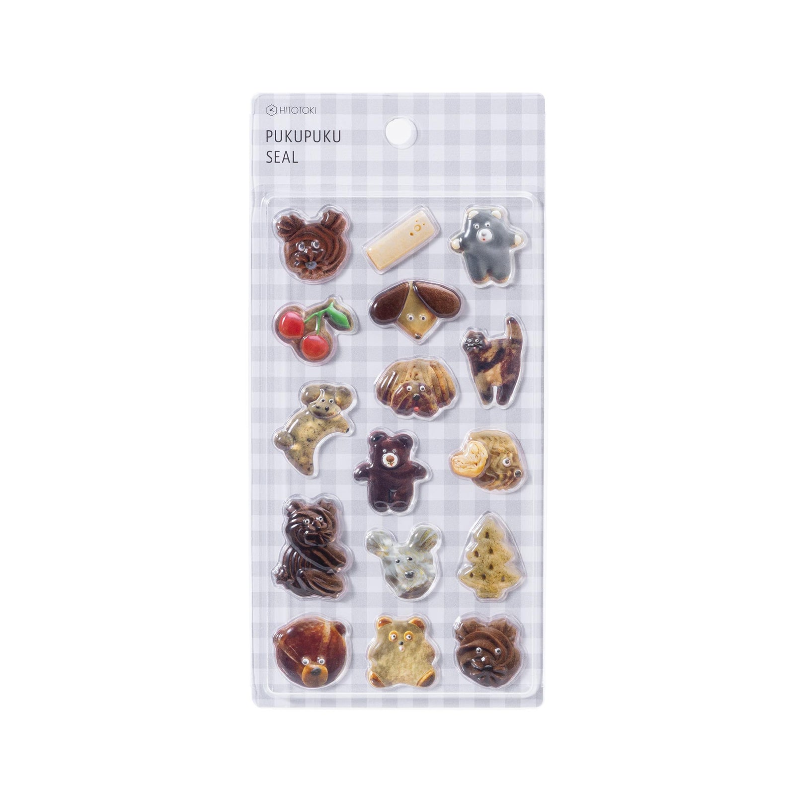 PUKUPUKU SEAL シールセット 12シート ストア限定】PUKUPUKU SEAL オヤツ｜HITOTOKI公式オンラインストア