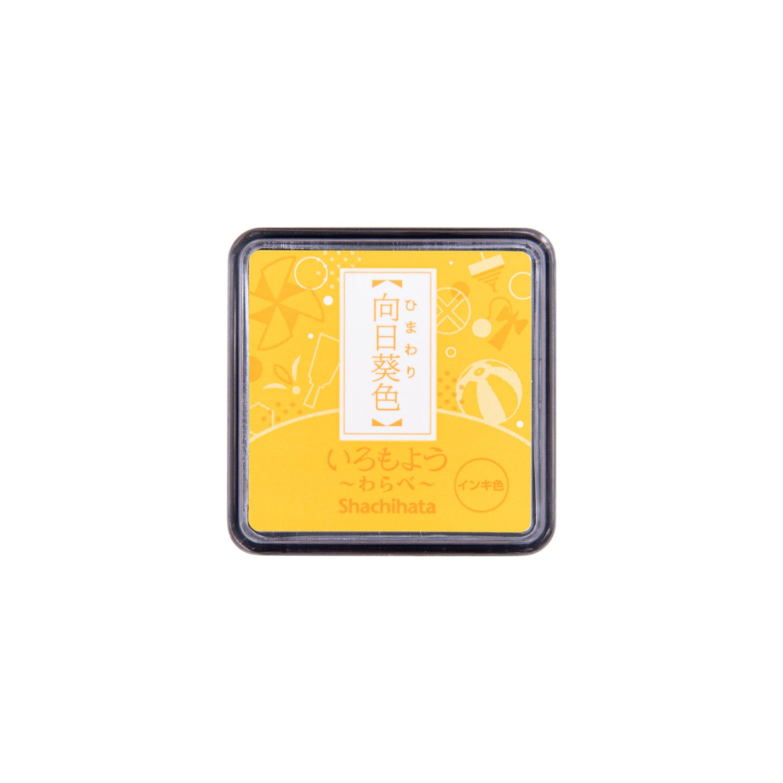 シヤチハタ スタンプパッド いろもよう わらべ 向日葵色 – HITOTOKI