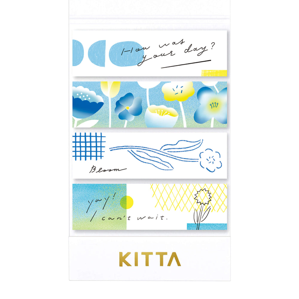 KING JIM KITTA Washi Tape Set - Message 2