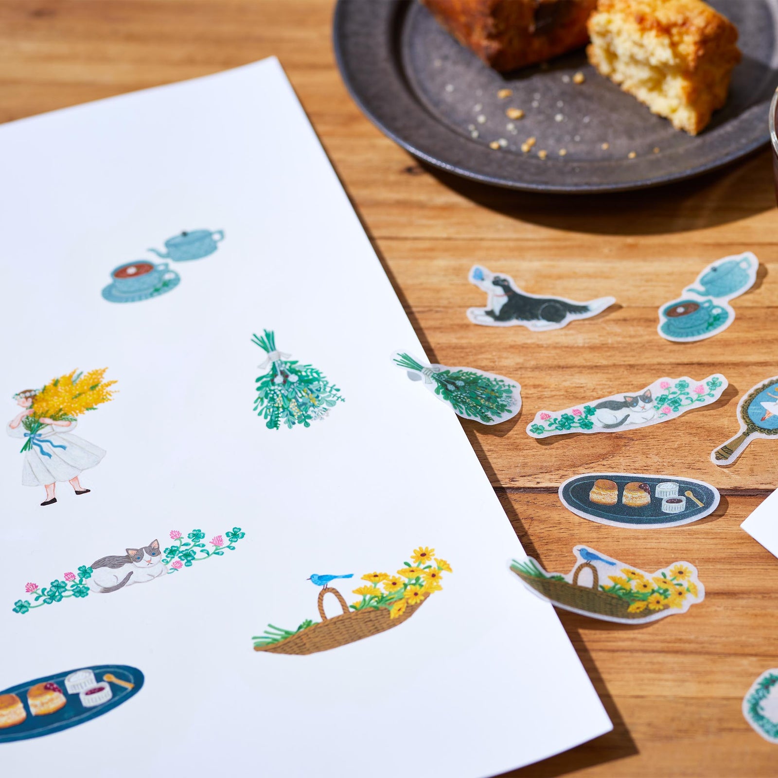 こてち ハンドメイドフレークシール総枚数1万枚以上 こてち