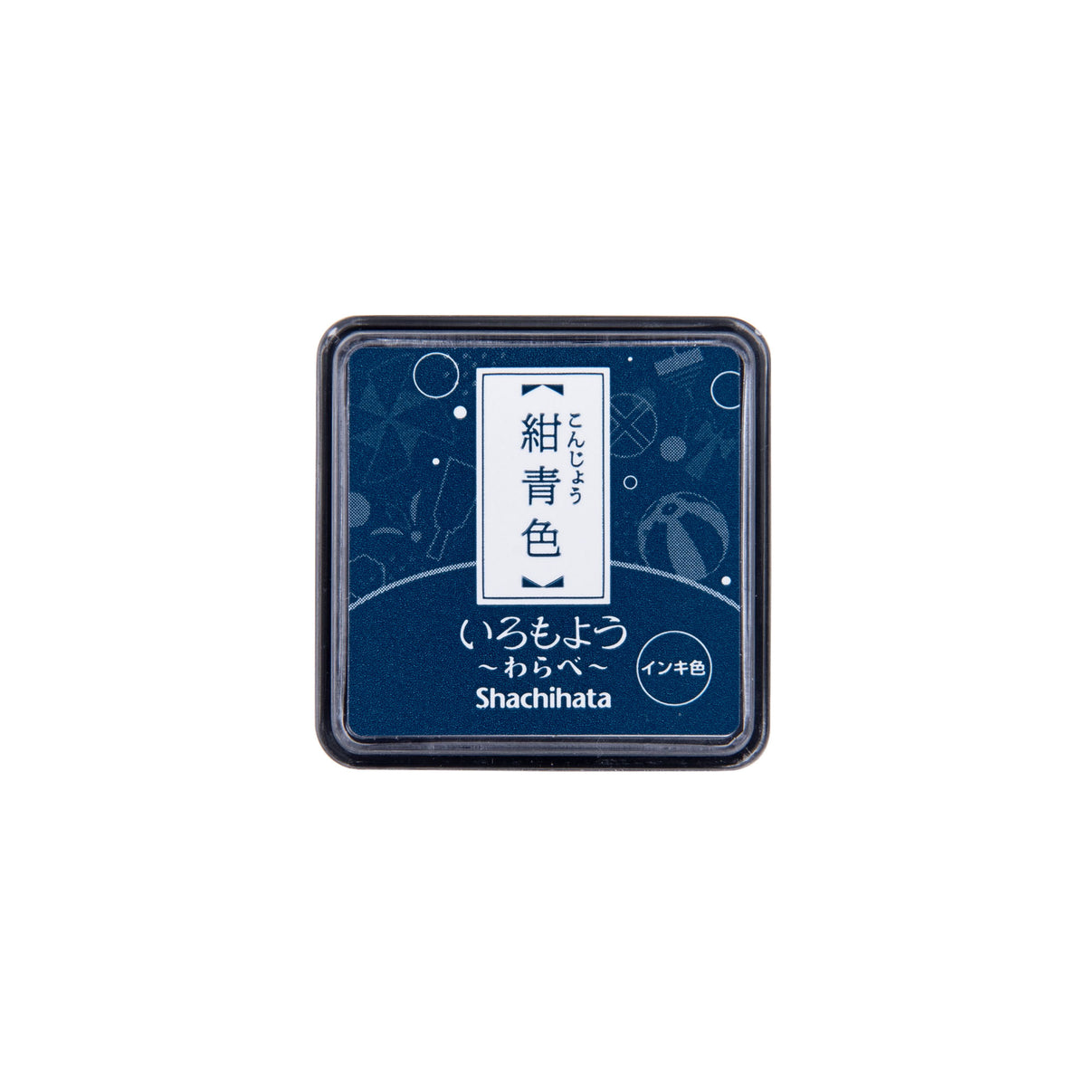 シヤチハタ スタンプパッド いろもよう わらべ 紺青色 – HITOTOKI 公式