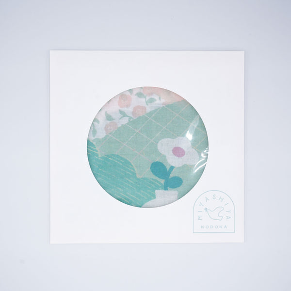 窓から見える風景のハンカチ(pink)（宮下和）