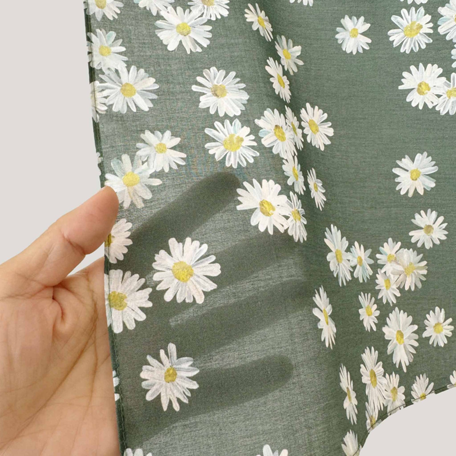 Handkerchief Marguerite（green×white）(大槻優美)｜HITOTOKI公式