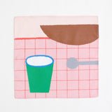 ミニハンカチ ごちそう (しまむらひかり)