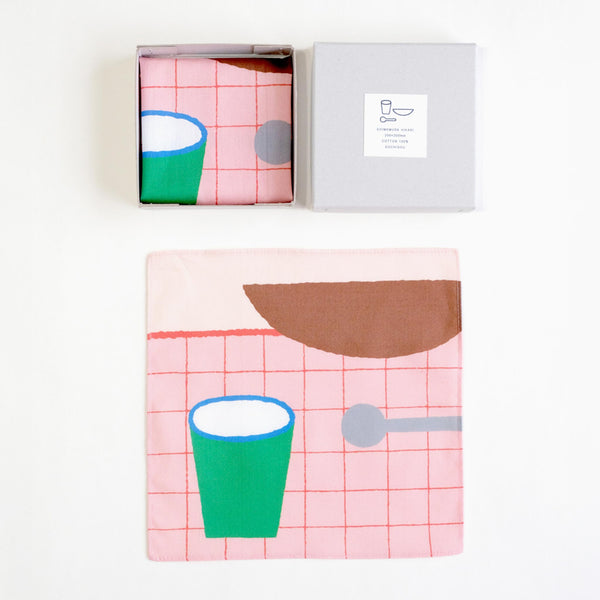 ミニハンカチ ごちそう (しまむらひかり)