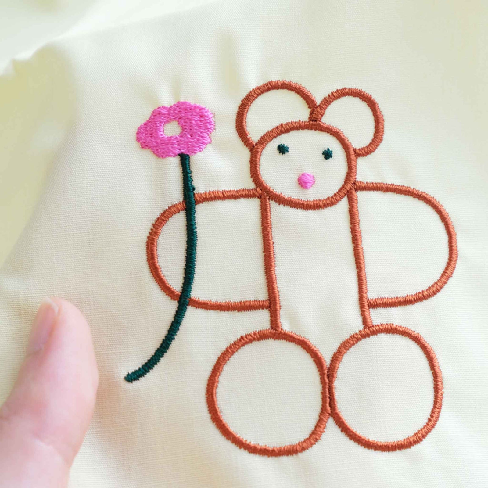 刺繍ハンカチ (しまむらひかり)｜HITOTOKI公式オンラインストア