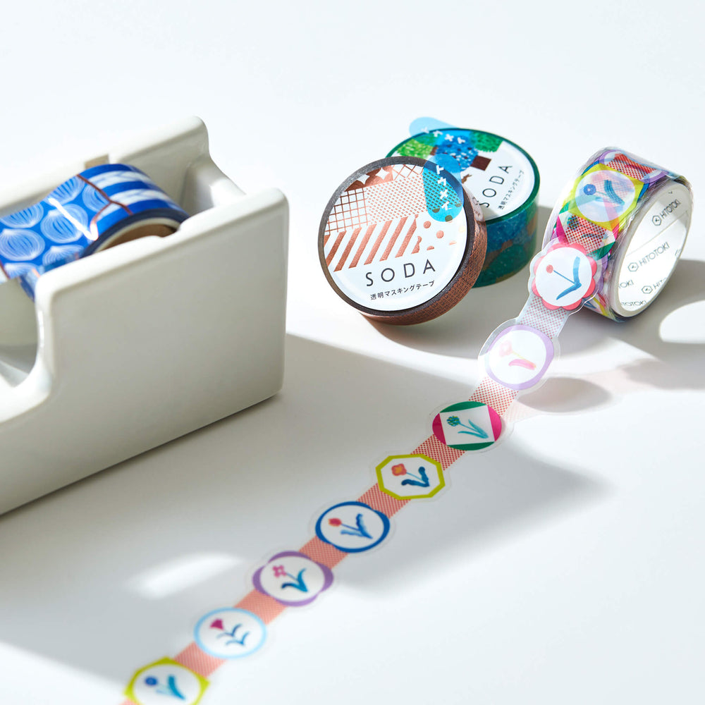 KING JIM SODA Die-Cut PET Tape