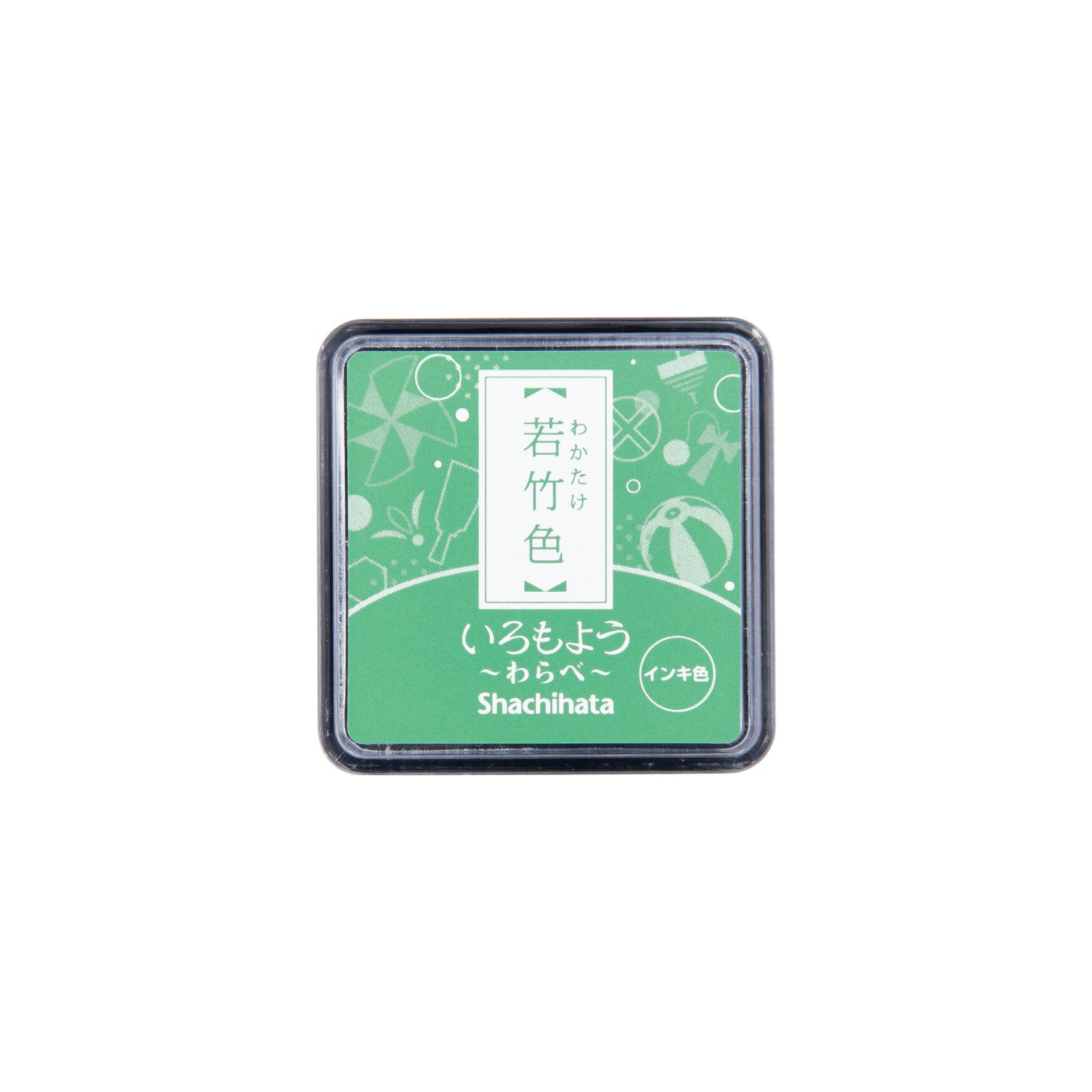 シヤチハタ スタンプパッド いろもよう わらべ 若竹色 – HITOTOKI 公式