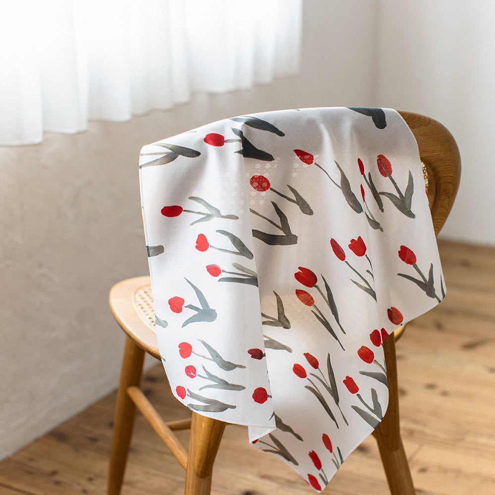 Handkerchief Tulip（red）(大槻優美)｜HITOTOKI公式オンラインストア