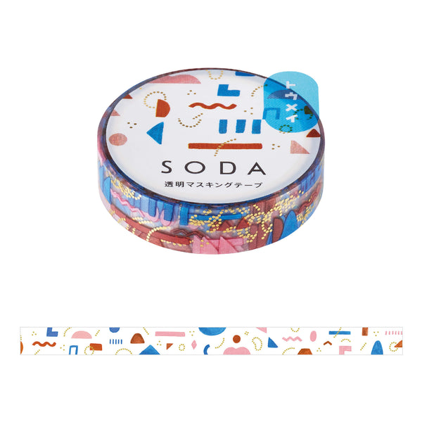 SODA パーツ (10mm) CMTH10-002(金箔押しタイプ) 透明 マスキング 