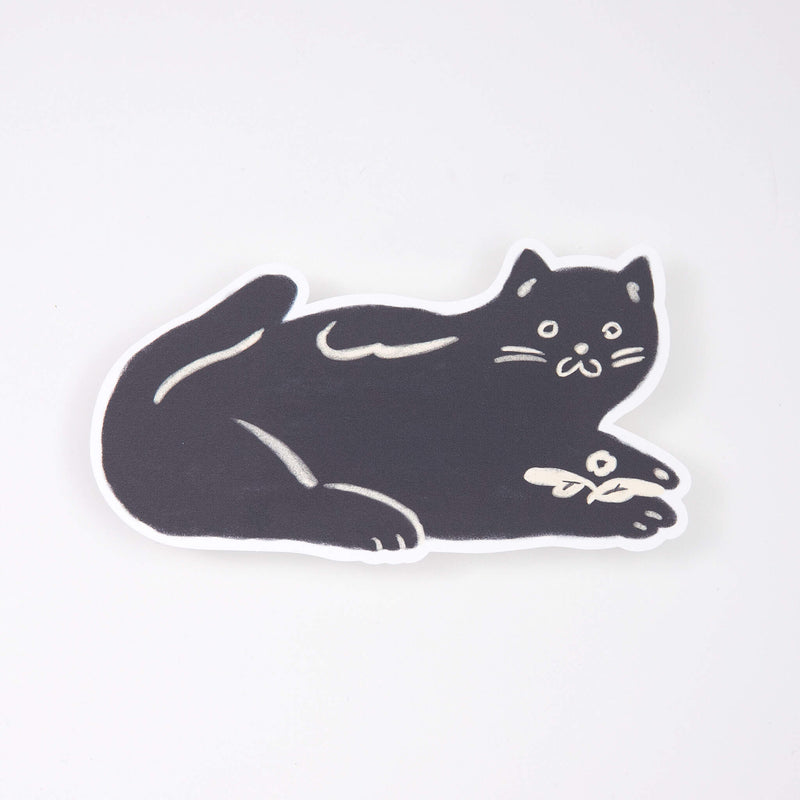 猫ポストカード 黒猫（中村玲子）
