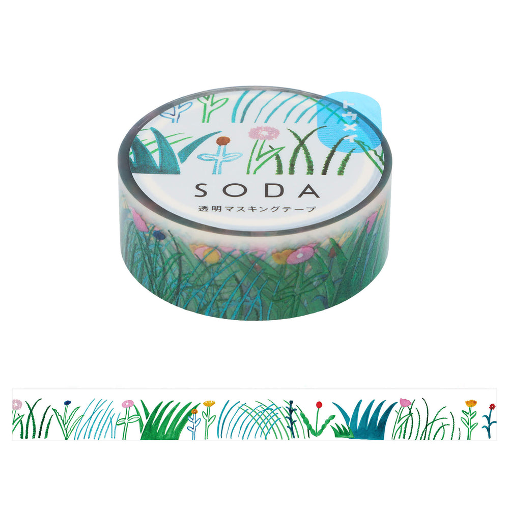 KING JIM SODA PET Tape - Grass (1.5cm)