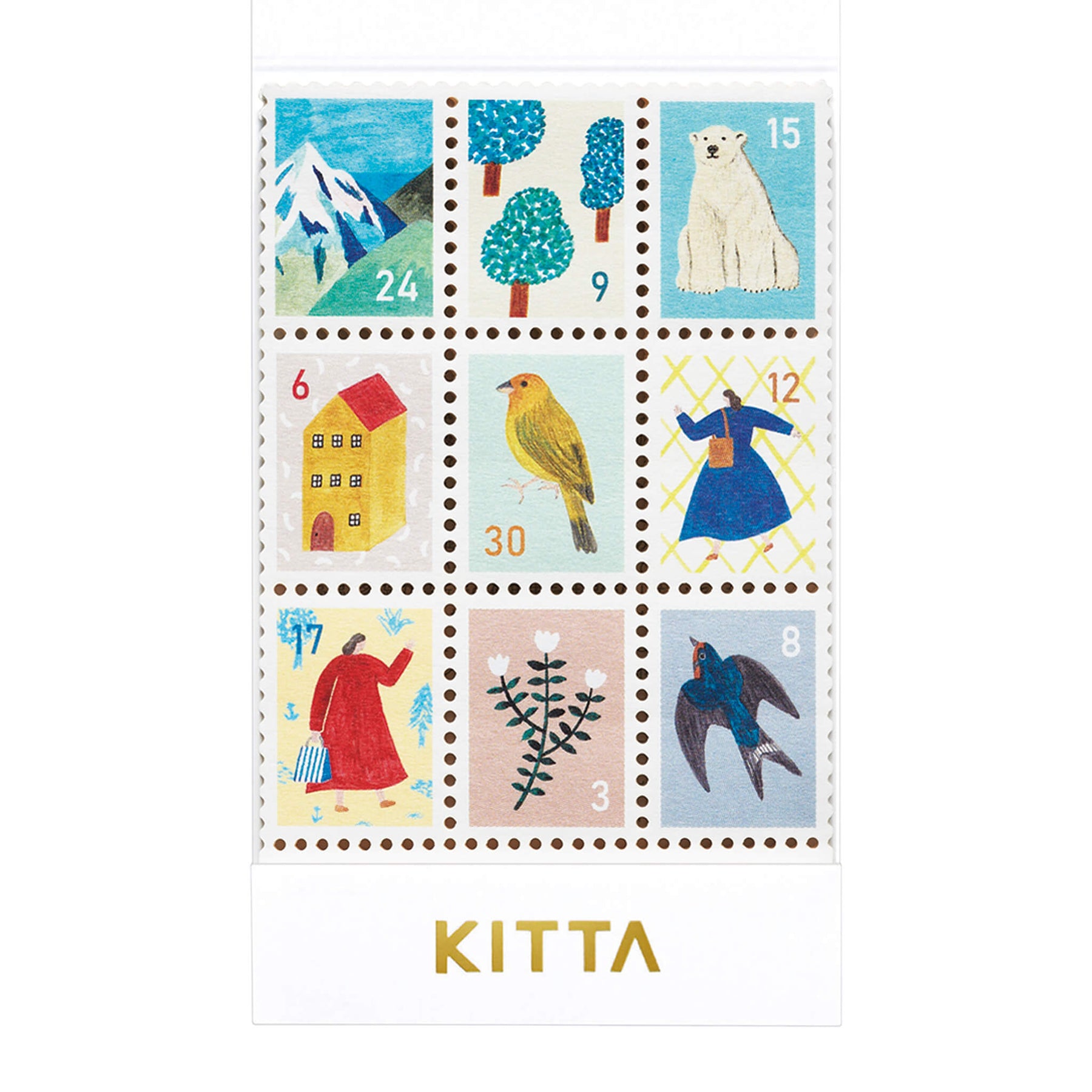 KING JIM KITTA Special Sticker Set - Collection