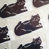 猫ポストカード 黒猫（中村玲子）