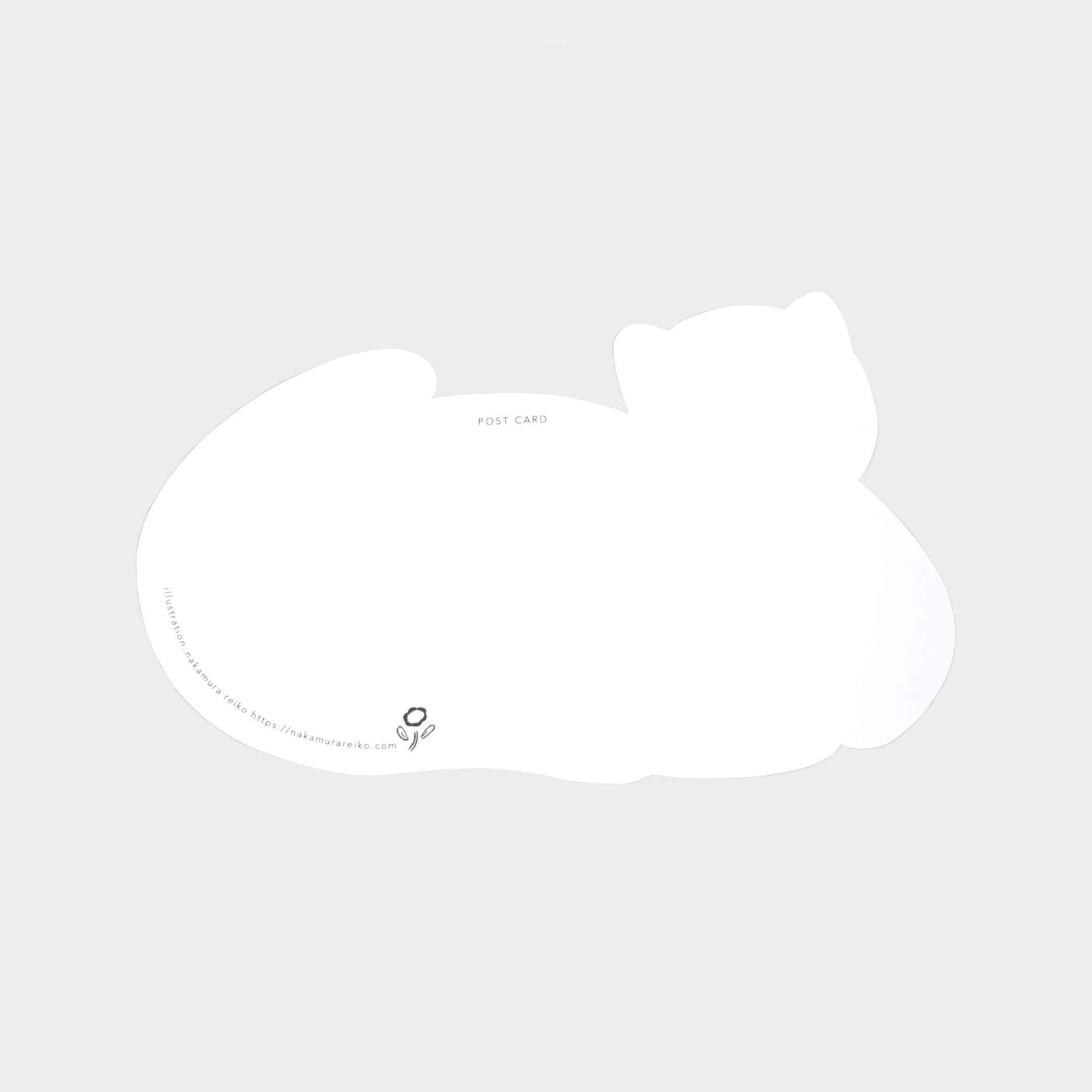 猫ポストカード 白猫（中村玲子）｜HITOTOKI公式オンラインストア